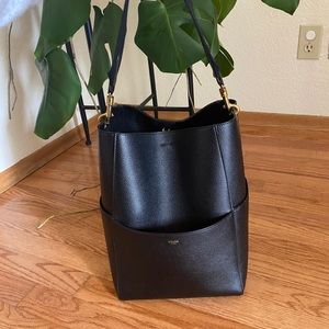 Celine Seau Sangle Black Great Condition with Dust Bag authentic